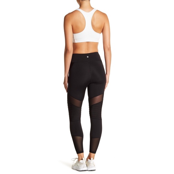 Nanette Lepore Motocross Mesh Panel Leggings - Picture 2 of 4
